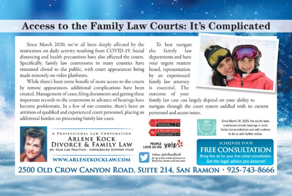 california family law attorney - access to family courts