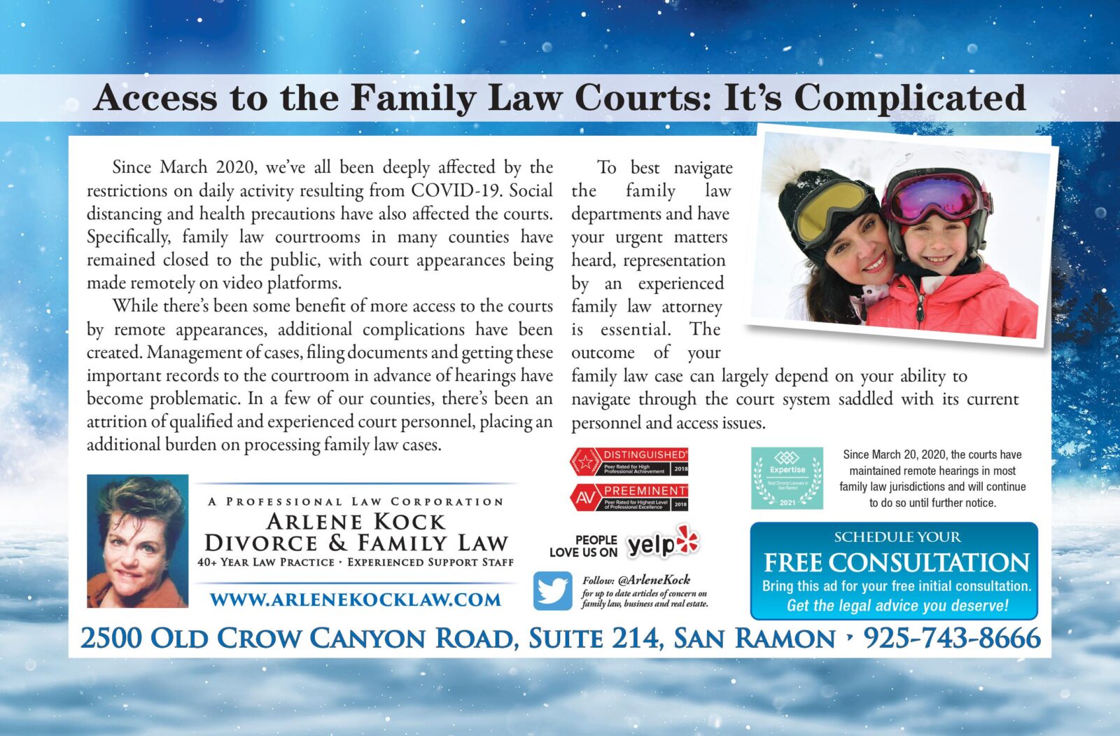 california family law attorney - access to family courts