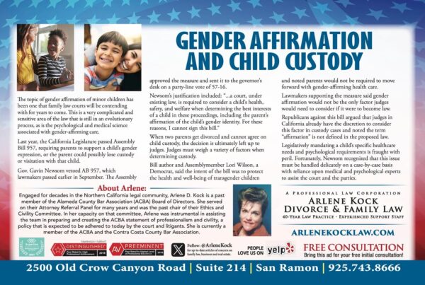 gender affirmation and child custody